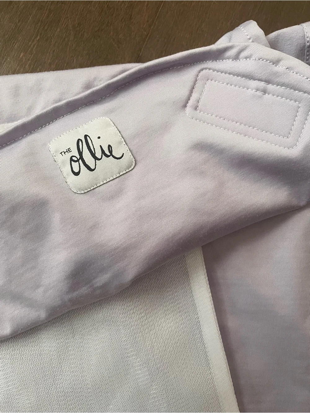 OLLIE World Swaddle One Size Lavender Preowned EXCELLENT Infant baby Wrap EUC